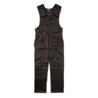 Workwear Overall GR700 Grafters Bib and Brace Black.
