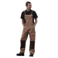 WD4960 Delta Bib and Brace Khaki and Black