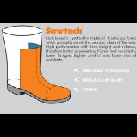 Force Safety Chainsaw Boot Class 1 with Metatarsal Support