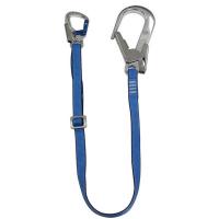 IK 2B 150 A 3 Webbing Adjustable Lanyard with Scafold Hook. 1.5 Meter. MADE IN GERMANY