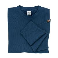 Long Sleeve Coolmax System Shirt - Blue steel