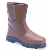 Mens Warmlined Safety Rigger Boot Tan LH642SM