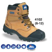 Tan Nubuck Leather Hiker Safety Boot S1P 4102