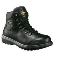 Waterproof Full Leather Black Safety Boot S1P