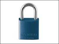 72/40 Aluminium Padlock Blue Keyed Alike  TT60121