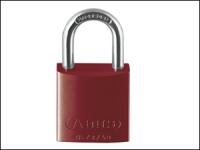 72/40 Aluminium Padlock Red Keyed Alike  TT02162