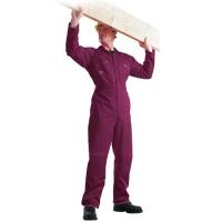 Redhawk Zip Front Coverall - Maroon