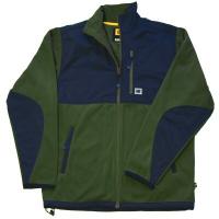 Workwear Fleece Jacket with Overlay