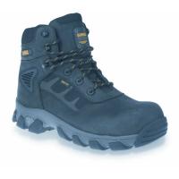 Extreme Black Nu-buck hiker with composite toe and mid-sole, Gore-tex waterproof lining.