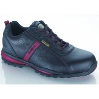 Leisure leather Safety Trainer Shoe With Midsole