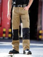 Delta Work Trousers WD4930 Khaki and Black