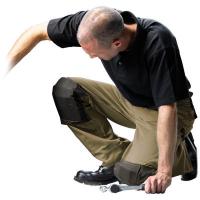 Delta Work Trousers WD4930 Khaki and Black