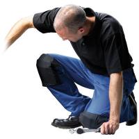 Delta Work Trousers WD4930 Royal Blue and Black