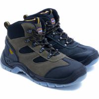 Oakham Super Safety Hiker Boot in Dark Grey and Green