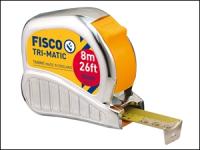 TMC8ME Chrome Tri-matic Tape 8m / 26ft 25mm
