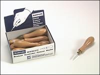M1838M Beech Handled Bradawl - Square Blade - Carton of 12