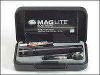 K3A012 Mini Mag AAA Solitaire Torch Boxed - Black