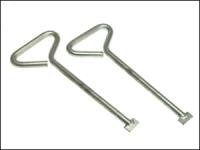 MLK20 Manhole Cover Lift Keys Pack of 2 - 20in