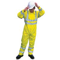 High Visibility Polycotton Coverall