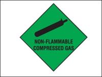 Hazard Diamond Sign Compressed Gas