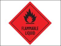 Hazard Diamond Sign Flammable Liquid