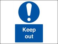 Keep Out PVC A4 Sign