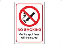 No Smoking On The Spot Fine 300 x 250mm