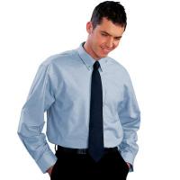 Oxford Weave Shirt (Long Sleeve) - Blue