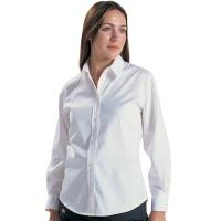 Ladies Oxford Shirt (Long Sleeve) - White