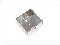 Metal Back Box 25mm 2 Gang