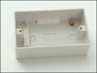 Surface Pattress Box 47mm 2 Gang