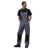 WD4960 Delta Bib and Brace Grey and Black