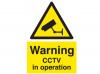 Safety Sign Warning CCTV in operation PVC A4 
