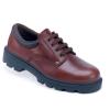 Gibson Safety Shoe with Padded Collar and Steel Midsole Brown LH622SM