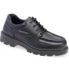 Safety Boat Shoe with Padded Collar Black LH628