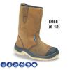 Brown Oily Leather No Mark Safety Fur Lined Rigger Boot S3