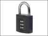 158/40 Combination Padlock (Carded) 46800