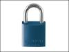 72/40 Aluminium Padlock Blue Keyed Alike  TT60121