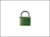 72/40 Aluminium Padlock Green Keyed Alike  TT00590