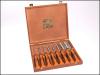 424P Bevel Edge Chisel Set 8 Wood Box