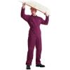 Redhawk Zip Front Coverall - Maroon