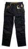 Multi Pocket  Black Work Trousers