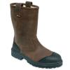 Brown Rigger Boots with composite  toe cap and midsole
