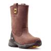 Track PRO Safety Pull-On Boots - Brown