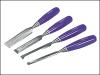 M444 Blue Chip Bevel Edge Chisel - Set of 4