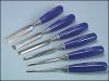 M444 Blue Chip Bevel Edge Chisel - Set of 6