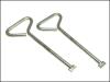 MLK20 Manhole Cover Lift Keys Pack of 2 - 20in