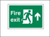 Fire Exit Up PVC A4 Sign