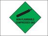 Hazard Diamond Sign Compressed Gas