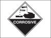 Hazard Diamond Sign Corrosive